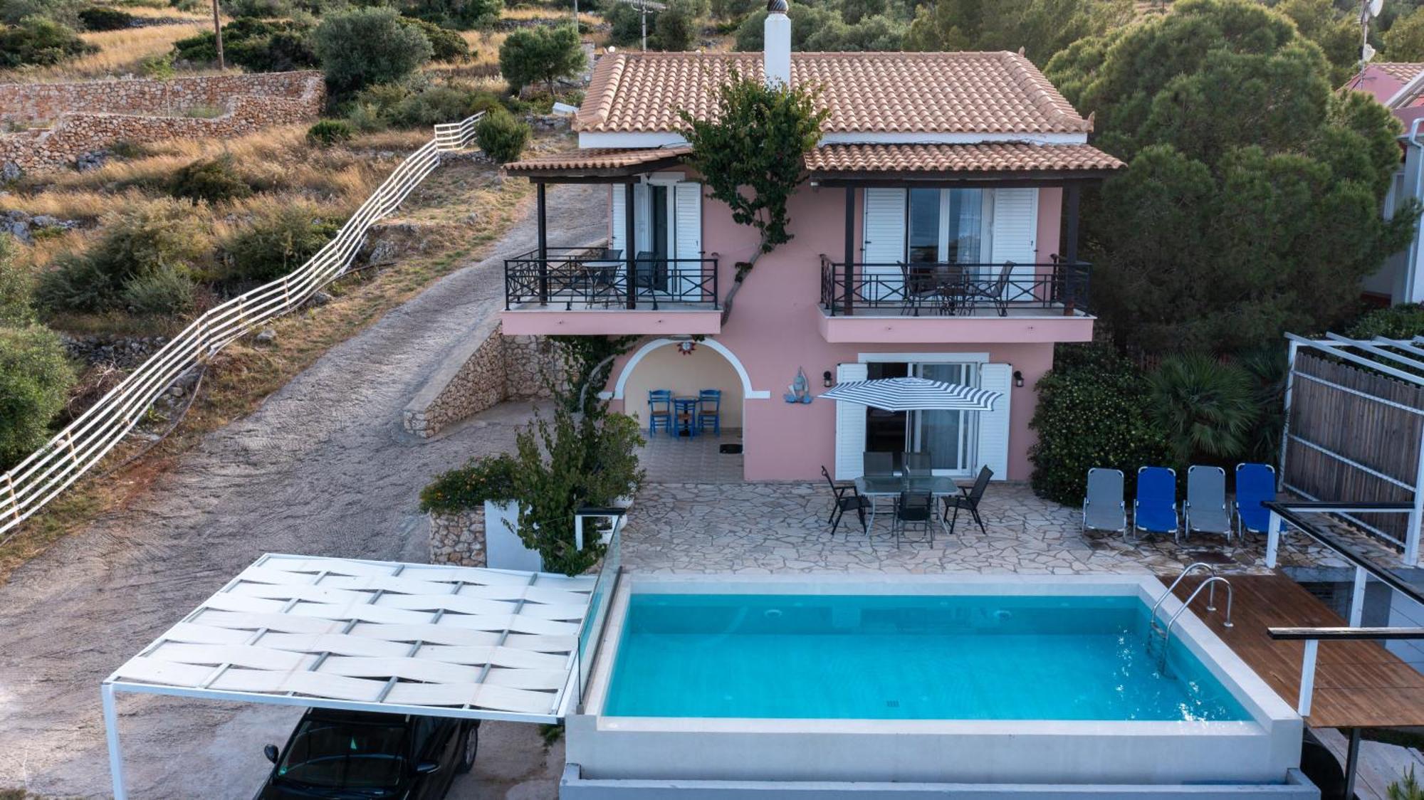 Coastal Paradise Found - Komis' Private Pool Retreat Ájosz Nikólaosz Kültér fotó